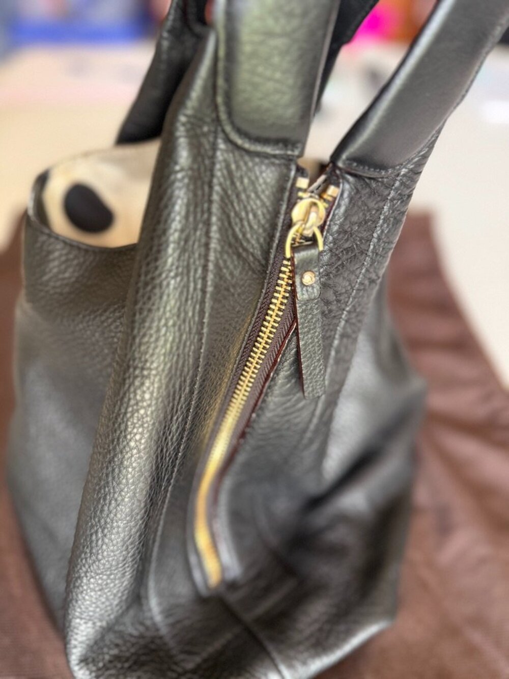 Kate Spade Black Pebbled Leather Hobo Bag - Picture 6 of 11